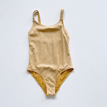 Load image into Gallery viewer, Roxy Girls Swim Suit Yellow Rib (10y)
