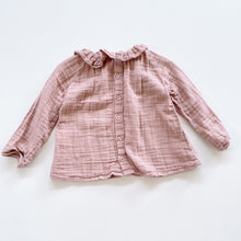 Load image into Gallery viewer, Jamie Kay Organic Muslin L/S Blouse w Frill Collar (2y)
