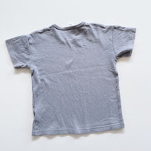 Load image into Gallery viewer, Jamie Kay Pima Cotton T-Shirt Grey Tiny Leopard (4y)
