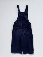 Load image into Gallery viewer, Mac &amp; Ellie Navy Cord Overalls (7y)
