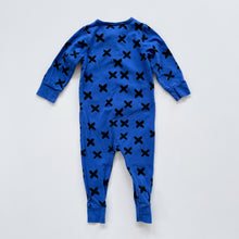 Load image into Gallery viewer, Dymples All-In-One Blue Crosses (12-18m)
