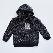 Load image into Gallery viewer, Band of Boys Hooded Jumper Monster Mash Up Black NEW (3y)
