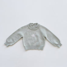 Load image into Gallery viewer, Jamie Kay Jumper Green Swan (3-6m)
