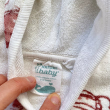 Load image into Gallery viewer, Nature Baby Hooded Poncho Towel Red Seashells (3-4y)
