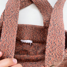 Load image into Gallery viewer, Knitted Overalls Rust Speckled (6-12m)
