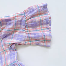Load image into Gallery viewer, Goldie + Ace Lilac Check Dress (3-6m)
