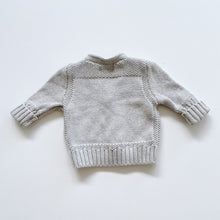 Load image into Gallery viewer, Ralph Lauren Cotton Knit Cardigan Grey (0-3m)
