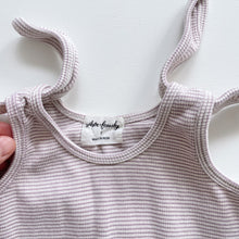 Load image into Gallery viewer, Wilson &amp; Frenchy Organic Romper Lilac Stripes (2y)
