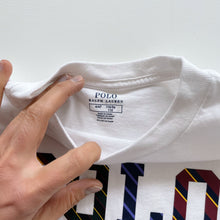 Load image into Gallery viewer, Polo by Ralph Lauren T-Shirt White/ Logo Letters (4y)
