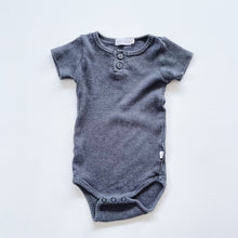 Load image into Gallery viewer, Jamie Kay Organic Bodysuit Rib Grey (6-12m)
