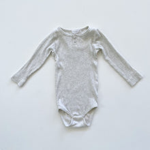 Load image into Gallery viewer, Jamie Kay Organic Ribbed L/S Kindy Bodysuit Beige (2y)
