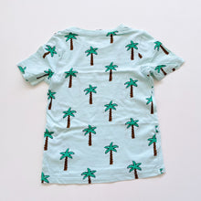 Load image into Gallery viewer, H&amp;M Palm Trees Tee Light Blue (5y)
