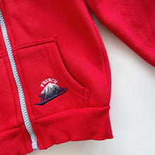 Load image into Gallery viewer, French Mountains Ski Patrol Hoodie Red (1y)
