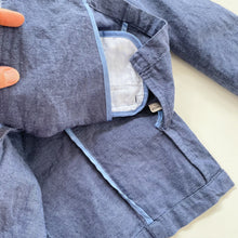 Load image into Gallery viewer, Zara Linen/Cotton Blue Blazer Jacket (9y)
