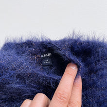 Load image into Gallery viewer, Kiabi Fluffy Jumper Navy/Sparkles (3-4y)
