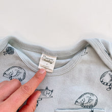 Load image into Gallery viewer, Nature Baby Organic Cotton T-Shirt Cats/Light Blue (2y)
