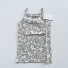 Load image into Gallery viewer, Jamie Kay Organic Singlet -Pansy Floral Mist NEW (4y)
