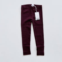 Load image into Gallery viewer, Jamie Kay Organic Cotton/Modal Rib Leggings - Sugar Plum Marle NEW (4y)
