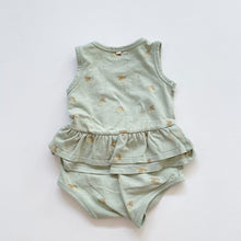 Load image into Gallery viewer, Wilson &amp; Frenchy Romper Green Pears (6-12m)
