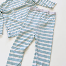 Load image into Gallery viewer, BABU Merino PJ Set - Blue Stripe (3y)
