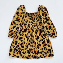 Load image into Gallery viewer, Kip&amp;Co x Cotton On Yellow Leopard Dress L/S (8y)
