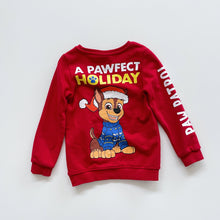 Load image into Gallery viewer, Paw Patrol Xmas Jumper Chase Red (3-4y)
