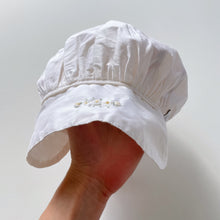 Load image into Gallery viewer, Dimples 100% SILK Bonnet Ivory (3-6m)
