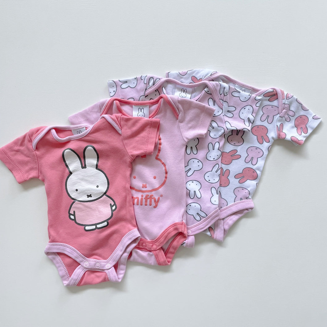 miffy Organic Cotton Bodysuits Bundle 4x (newborn)