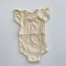 Load image into Gallery viewer, Nature Baby Organic Cotton Knit Romper Buttery Yellow (1y)
