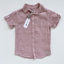 Load image into Gallery viewer, Mac &amp; Ellie Linen/Cotton Shirt "salmon" NEW (4y)
