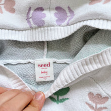 Load image into Gallery viewer, Seed Poncho Style Jumper Tulips (2y)
