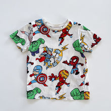 Load image into Gallery viewer, Marvel TM Beige/Colourful Characters T-Shirt (3y)

