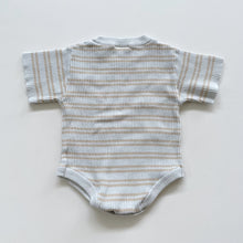 Load image into Gallery viewer, Maki Knit Romper Beige/Stripe (6-12m)

