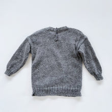 Load image into Gallery viewer, Handmade Mohair Blend Dark Grey Sweater (4y)
