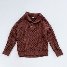 Load image into Gallery viewer, Jamie Kay Cable Knit Jumper Brown (5y)
