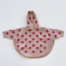 Load image into Gallery viewer, Seed Heritage Baby Knit Pants Jumper Poncho Strawberry Tan (1y)
