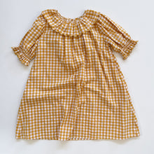 Load image into Gallery viewer, Elma The Label Yellow Gingham Dress (10y)
