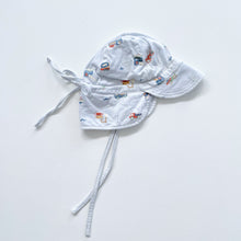 Load image into Gallery viewer, Toshi Hat Blue Vehicles (S/3-6m)
