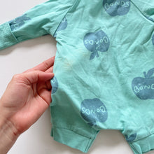 Load image into Gallery viewer, Bonds Wondercool Turquoise Apples (small newborn)
