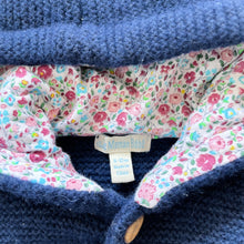 Load image into Gallery viewer, JoJo Maman Bébé Cardigan Navy (6-12m)
