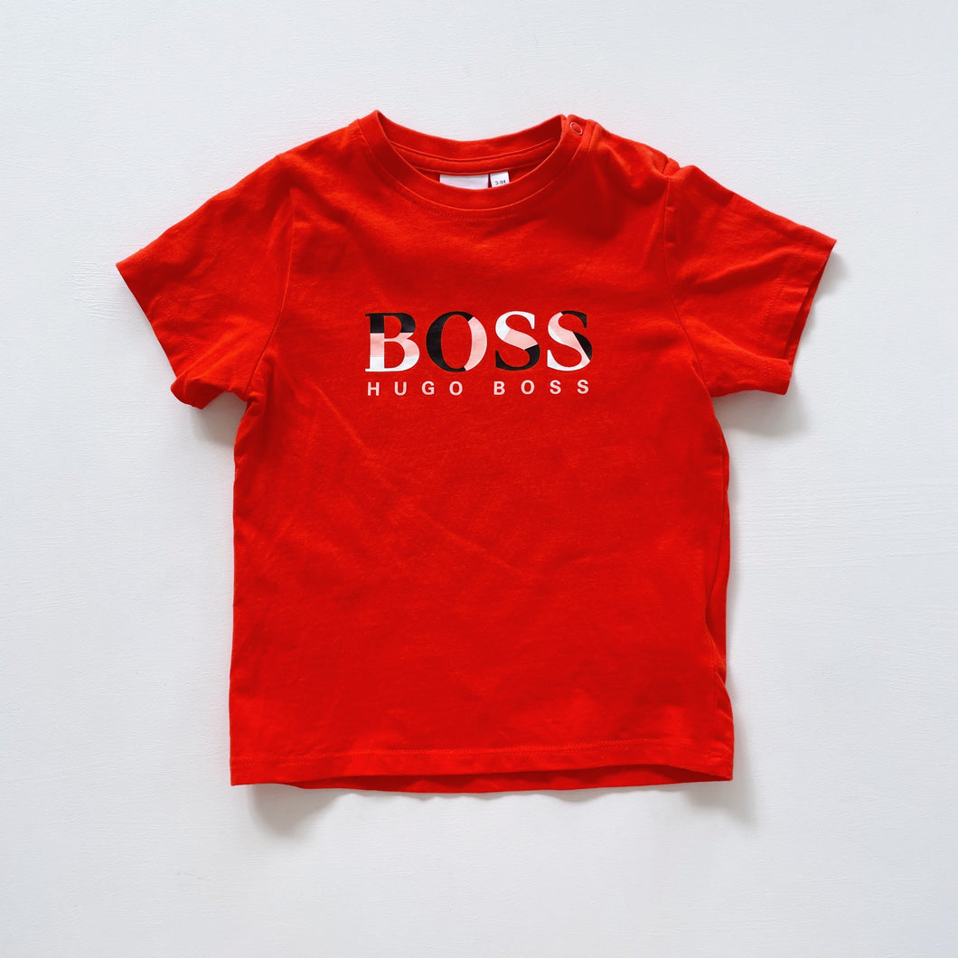 Hugo Boss T-Shirt Bright Orange/Red (2-3y)