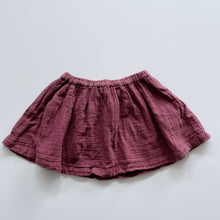 Load image into Gallery viewer, Jamie Kay Organic Muslin Kindy Skirt Berry (5y)
