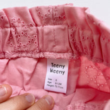 Load image into Gallery viewer, Teeny Weeny Broderie Shorts Pink (6-12m)
