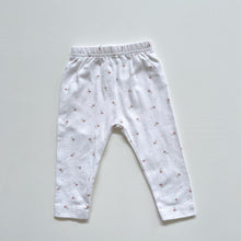 Load image into Gallery viewer, Jamie Kay Organic Pants White/Green Floral (0-3m)
