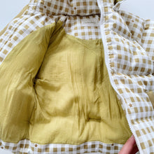 Load image into Gallery viewer, Whole The Label Gingham Puffer Jacket (2y)

