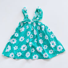 Load image into Gallery viewer, Mac &amp; Ellie Linen Blend Top Turquoise Floral (6y)
