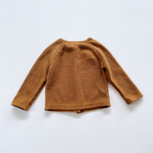 Load image into Gallery viewer, Jamie Kay Simple Knit Cardigan Mustard Brown (6-12m)
