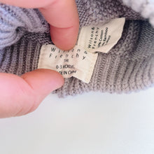 Load image into Gallery viewer, Wilson &amp; Frenchy Cotton/Bamboo/Wool Beanie Grey (0-3m)

