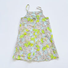 Load image into Gallery viewer, Zara Linen Blend Dress Green Limes (7y)
