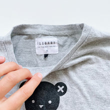 Load image into Gallery viewer, HUX T-Shirt Dress Grey Bear (4y)
